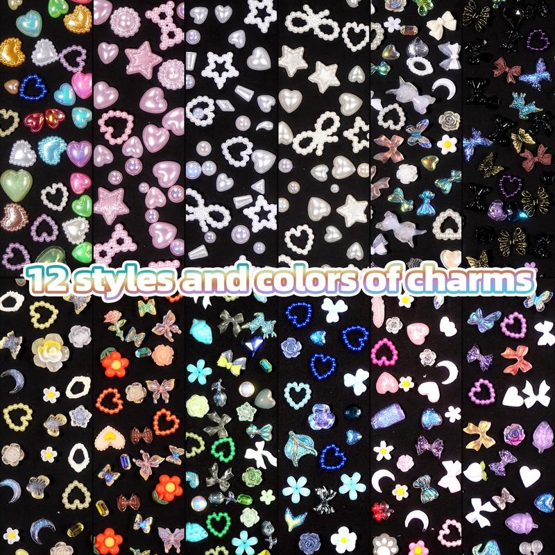 3D Mix DIY Accessories combination Handmade Materials Cartoon Charms Nail Charms