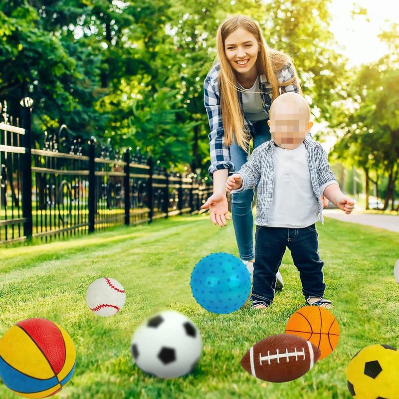 7 Pcs Balls for Kids, Sports Toys, Outdoor Toys for Children, Sports Balls Indoor Outdoor Balls Toys Gifts for Boys Girls