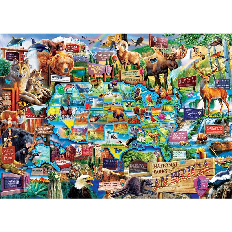 MasterPieces - Signature Collection - USA National Parks 3000 Piece Puzzle