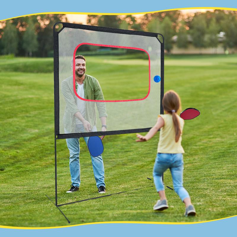 Lilypelle Portable Pickleball with Net, A Racket Game That Combines Pickleball, Badminton, and Tennis, Backyard Games Sport Outdoor Indoor,Fun Games for Adults and Family, Best Gifts