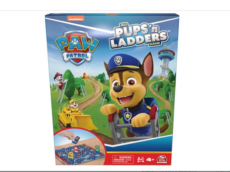 PAW Patrol Pups ‘N Ladders Game, PAW Patrol Toys Toddler Toys Kids Toys, Games for Girls Fun Games Family Games Kids Games, for Preschoolers Ages 4 and up