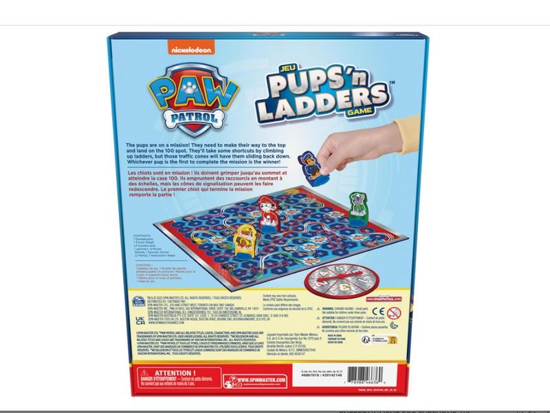 PAW Patrol Pups ‘N Ladders Game, PAW Patrol Toys Toddler Toys Kids Toys, Games for Girls Fun Games Family Games Kids Games, for Preschoolers Ages 4 and up