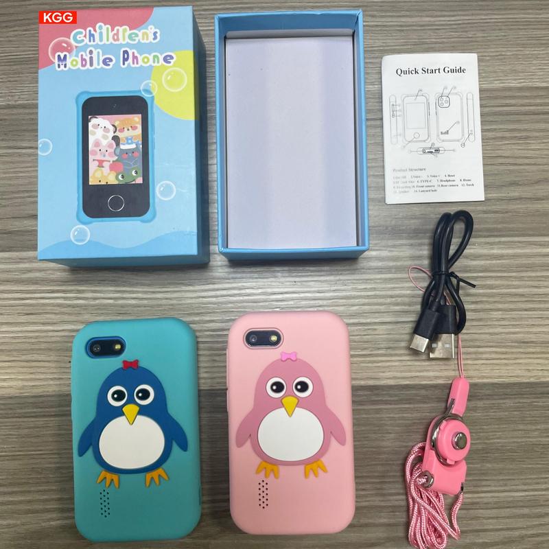 KGG Cute Bird Design Learning Machine, English Word Learning Machine with Audio Story Playback, Music Player, Camera Recording, Video Games Mobile Watch, Alarm Clock Lifestyle Tracking