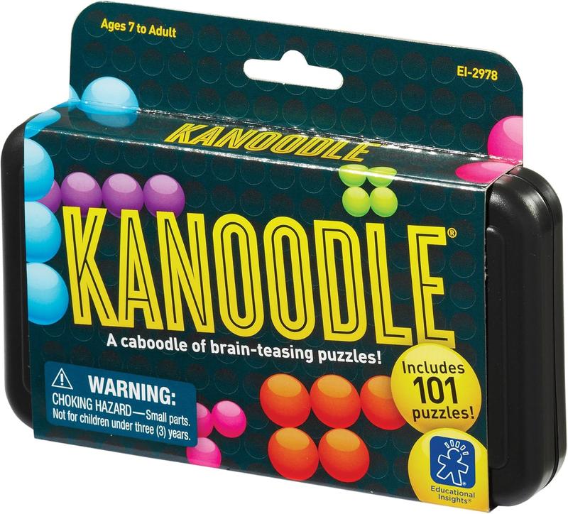 Kanoodle 3D Brain Teaser Puzzle for Ages 7+ Brain Games for Kids and Adults, Travel Games