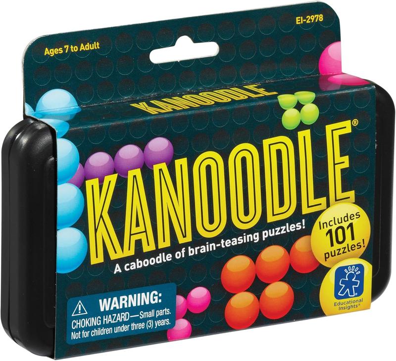 Kanoodle 3D Brain Teaser Puzzle for Ages 7+ Brain Games for Kids and Adults, Travel Games