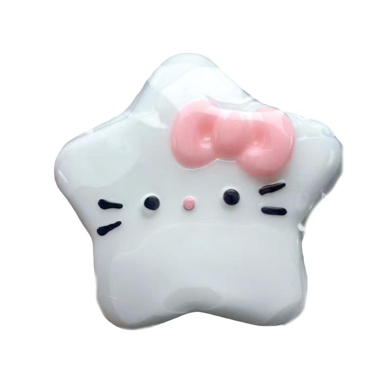 Cute Five-Pointed Hello Kitty Squishy Toy Mochi Pinching Toy Slow Rebound Toys Decompression Toys Stress Release Hand Relax Gift