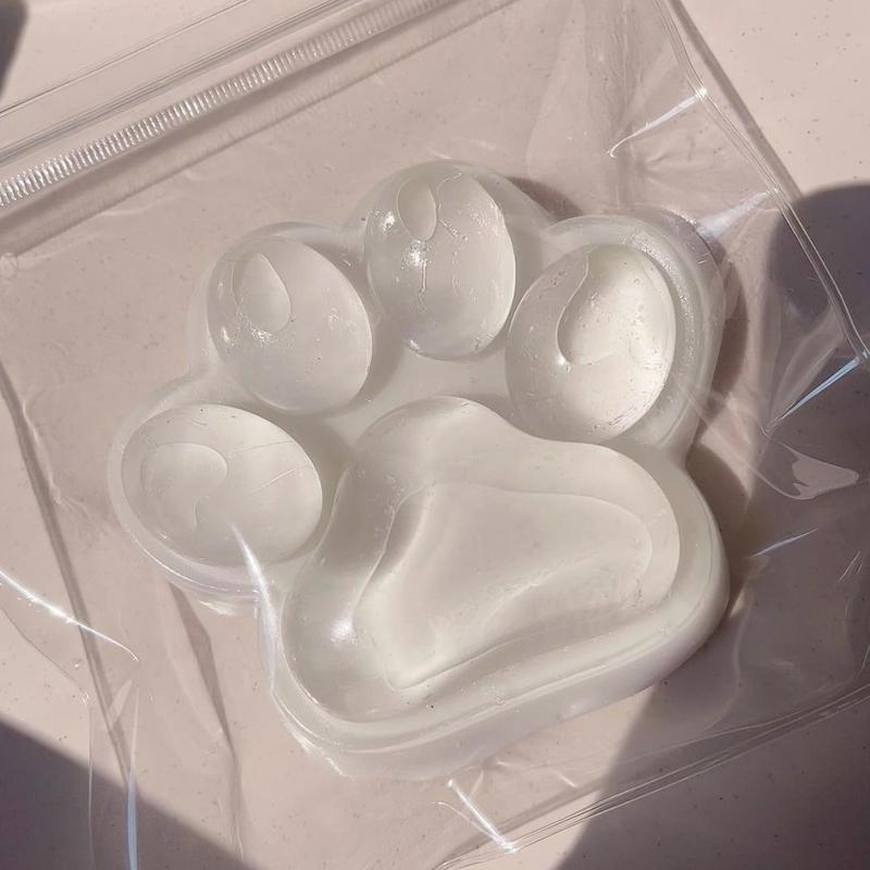 Handmade Taba Squishy Big Cat Paw Silicone Squeeze Toys for Stress Relief, 5