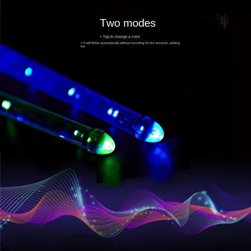 15 Color Gradient Drum Stick Toys, 1 Set Led Light up Percussion Stick, Musical Toys, Music Accessories