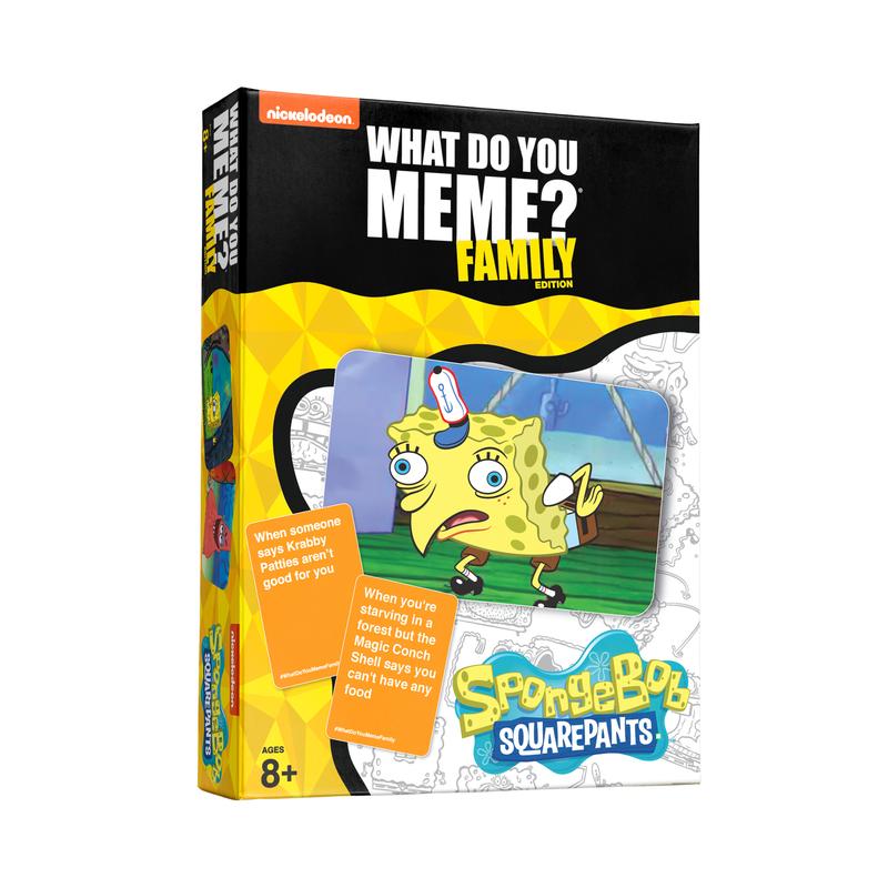 What Do You Meme? SpongeBob Family Edition Card Game - Hilarious Memes for All Ages