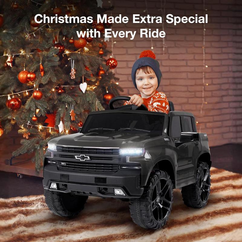 12v Kids Car, Kids Electric Car, Kids' Electric Vehicles, Kids Cars to Drive, LED Lights, Horn, Radio, USB AUX MP3, Ride on Toys, Electric Car for Kids, Black