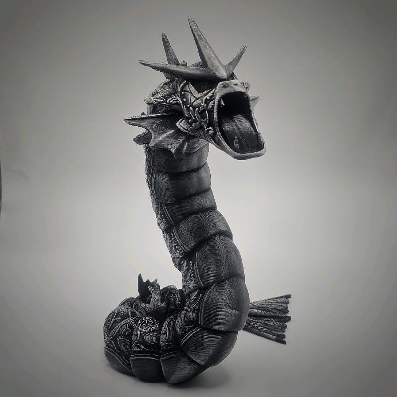 Gyarados 3d Printed Deluxe Size Pokemon Statue