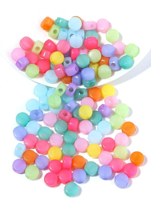 Random Color Acrylic Heart Star Round Beads Kit, Cute DIY Jewelry Making Supplies for Bracelet & Necklace & Phone Chain, Fashion Accessories for Women & Girls