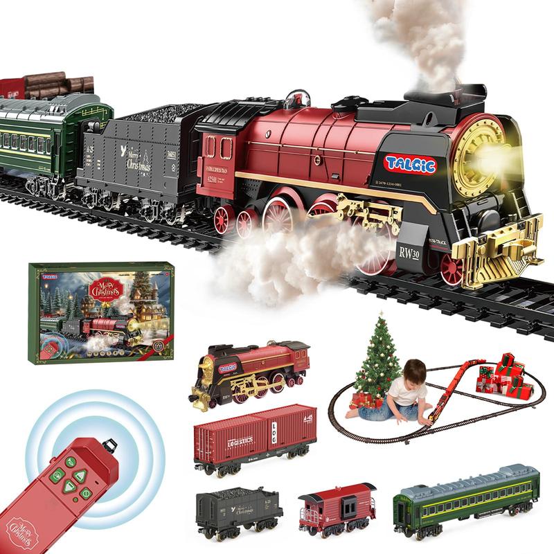 [ Live Only] Retro RC Talent Christmas Remote Control Train, best gift for Christmas