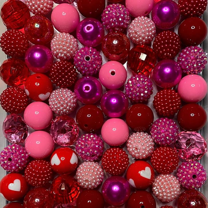 Valentine=%2=-- Mix 20mm Bubble Gum Bead Mixes Red Chunky Bead Mixes--=%2=- valentine=%2=----=%2=- day=%2=-- valentine day