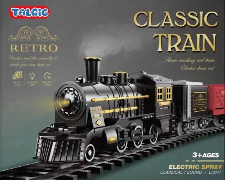 [ Live Only] Retro RC Talent Christmas Remote Control Train, best gift for Christmas