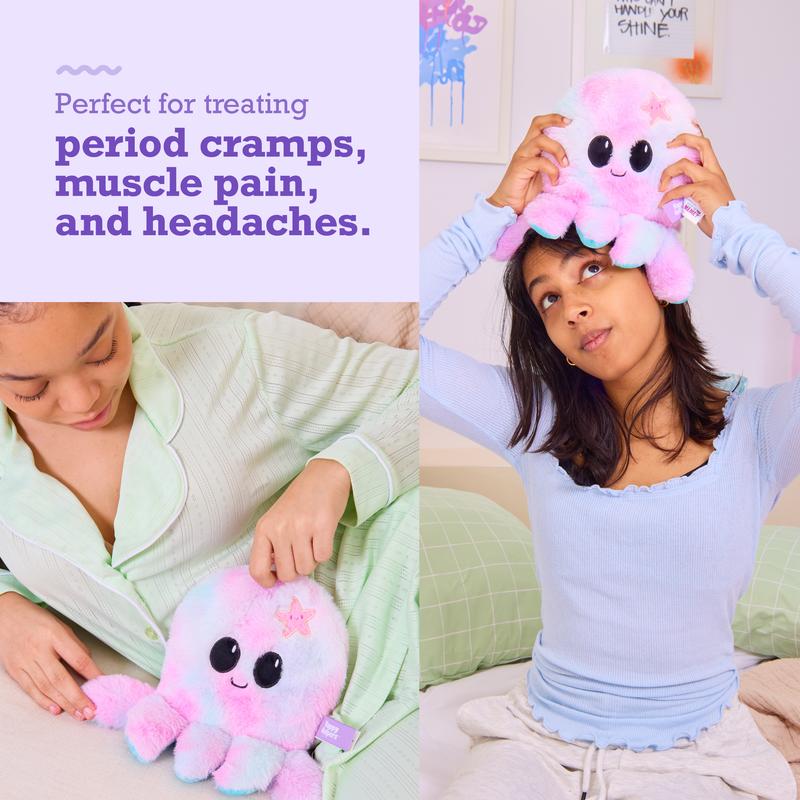 Happy Helpers Octopus Plush Stuffed Animal   Menstruation Crustacean Plushies Cute Heating Pad for Cramps