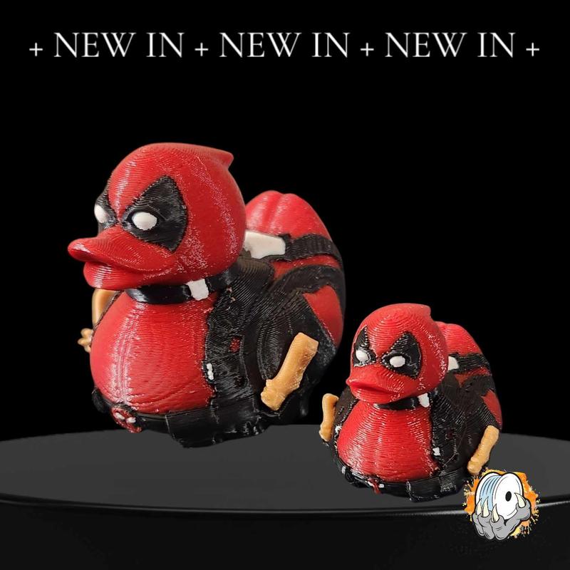 Quackpool: 3D Printed Deadpool Duck Figure