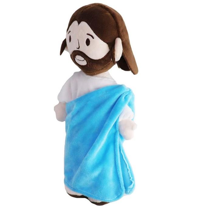 Yelakey Jesus Plush Toy, Soft and Comfy Plushies for Kids and Adults, Religious Party Favors Gifts for Kids, Religious Gift, Christian Baptism Gift, Thanksgiving Christmas Gift