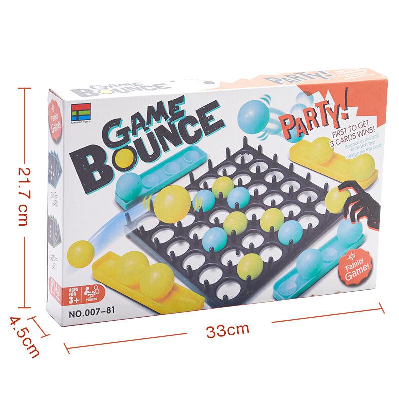 Bounce Ball Game Family Party Games, Jumping Connect Ball Board Games Table Game, Family Bouncing Balls Board Game, 2-4 Palyers Game