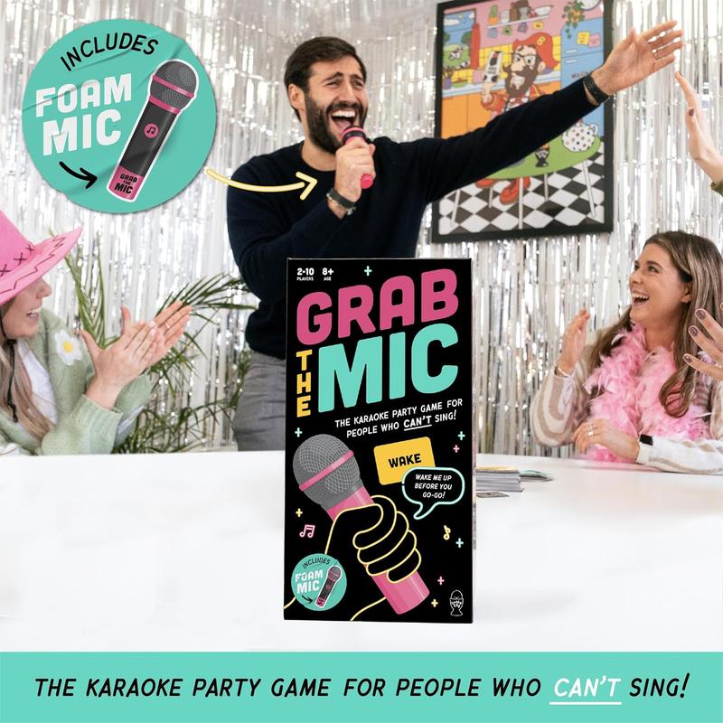 BIG SALE 51% Grab The Mic - The Party Game For People Who Can't Sing!