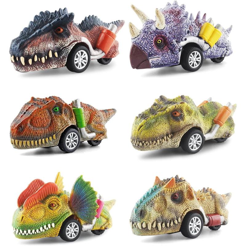 Children's dinosaur toys 3-5, 3 4 5 6, 7-year-old boys and girls 6-piece set of dinosaur toys, children's gifts