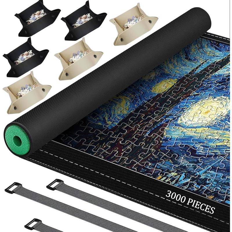 Jigsaw Puzzle Mat Roll Up, Portable Saver Pad 48