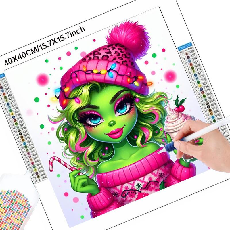 Cartoon Pattern DIY Diamond Arts Colorful Painting Kit without Frame, DIY 5D Diamond Arts Colorful Painting Kit, Wall Art Decor for Home