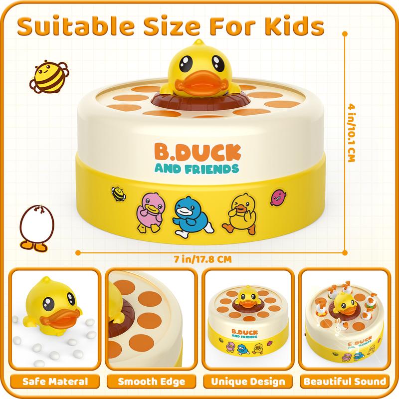 B.Duck Games, Bounce and Catch Duck Board Games, Family Games Toys, Catching Music Games, Preschool Toys, Birthday Gifts