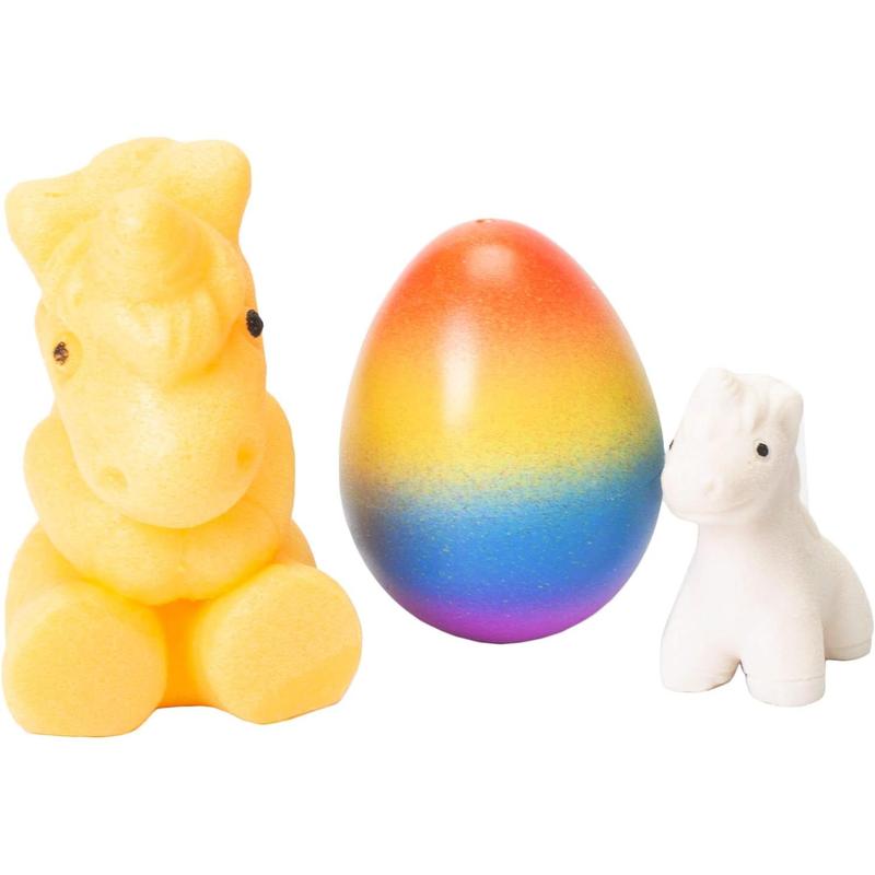 Set of 2 Surprise Growing Hatching Rainbow Egg Kids Toys (Unicorn)