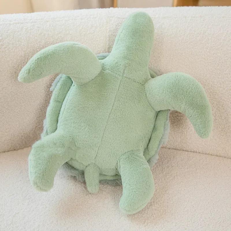 Cute Sea Turtle Design Plush Toy, Lovely Soft Stuffed Marine Animal Doll, Kawaii Plushie, Appease Doll for Teens Birthday Gift, Room Accessories