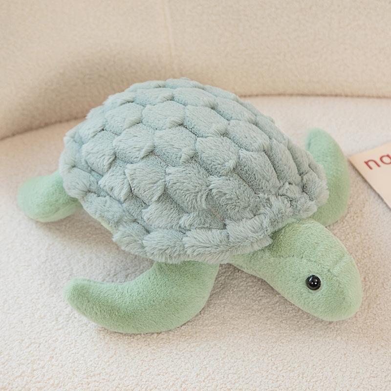 Cute Sea Turtle Design Plush Toy, Lovely Soft Stuffed Marine Animal Doll, Kawaii Plushie, Appease Doll for Teens Birthday Gift, Room Accessories