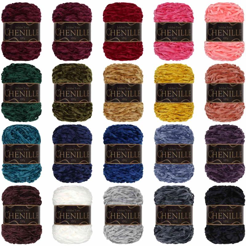 Chenille Yarn: Cake Packs