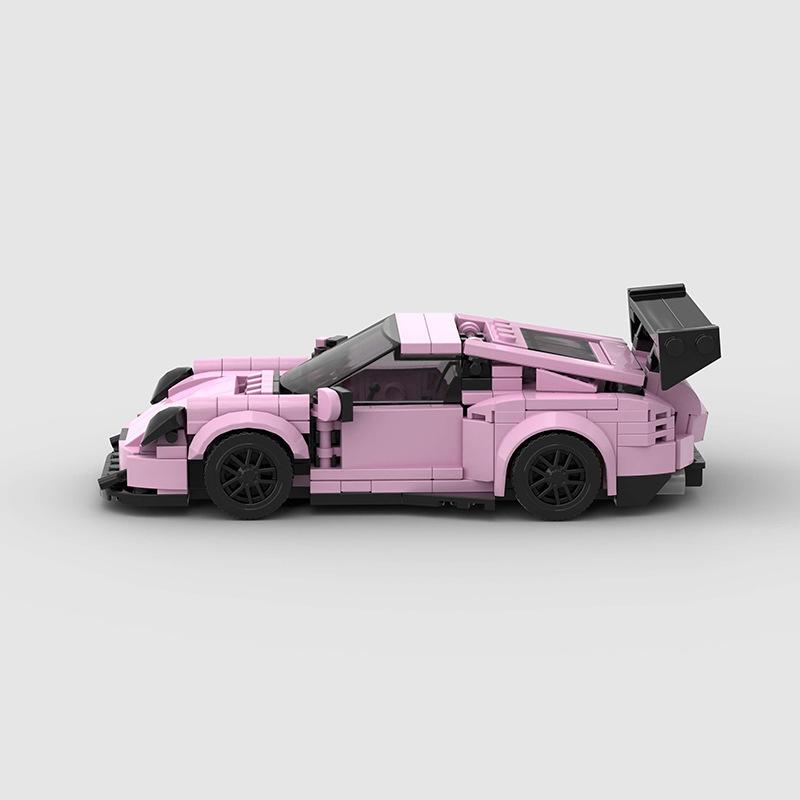 374 PCS 911 GT3RS MOC [compatible with mainstream brands]Speed Champions Racing Car Sports Model Garage Sets Building Blocks Famous Racers City Vehicle Technique DIY Bricks Toys( M10371) Christmas Gift