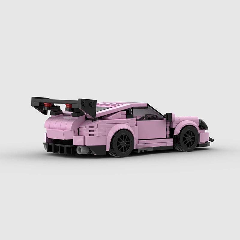 374 PCS 911 GT3RS MOC [compatible with mainstream brands]Speed Champions Racing Car Sports Model Garage Sets Building Blocks Famous Racers City Vehicle Technique DIY Bricks Toys( M10371) Christmas Gift