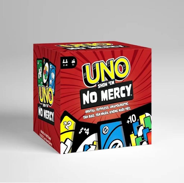 UNO NO MERCY PLUS 192 card game upgrade fof adults and kids , UNO Playing Card Set, High Quality Hard Cards, UNO card game Top Board game, fun board game for family and friend