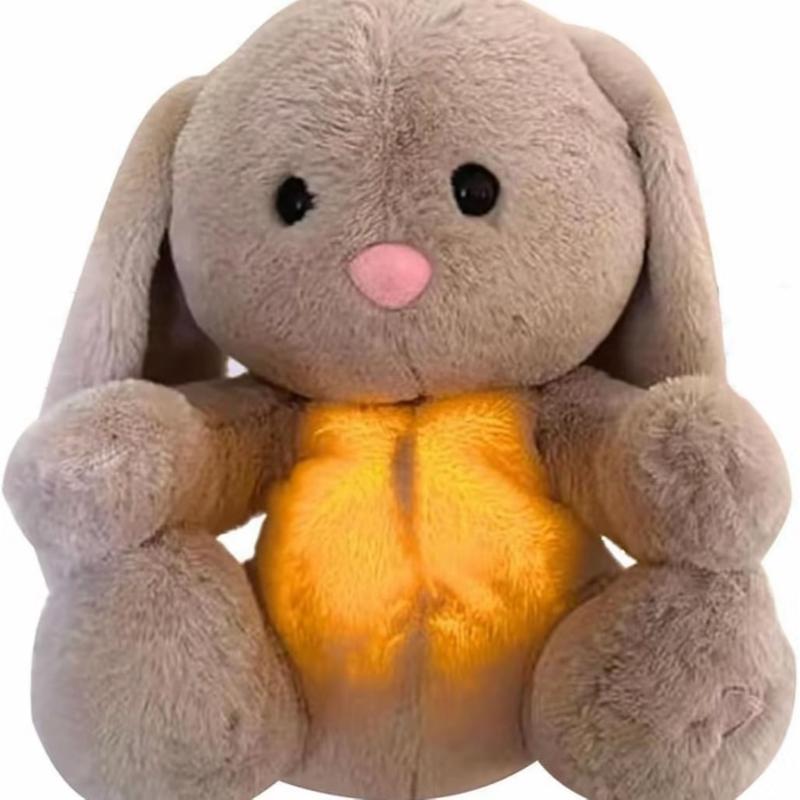 Anxiety Relief Plush Animal Breathing Relief Plush Animal Baby Sound Machine with Sensory Details Music Lights and Rhythmic Breathing Movements