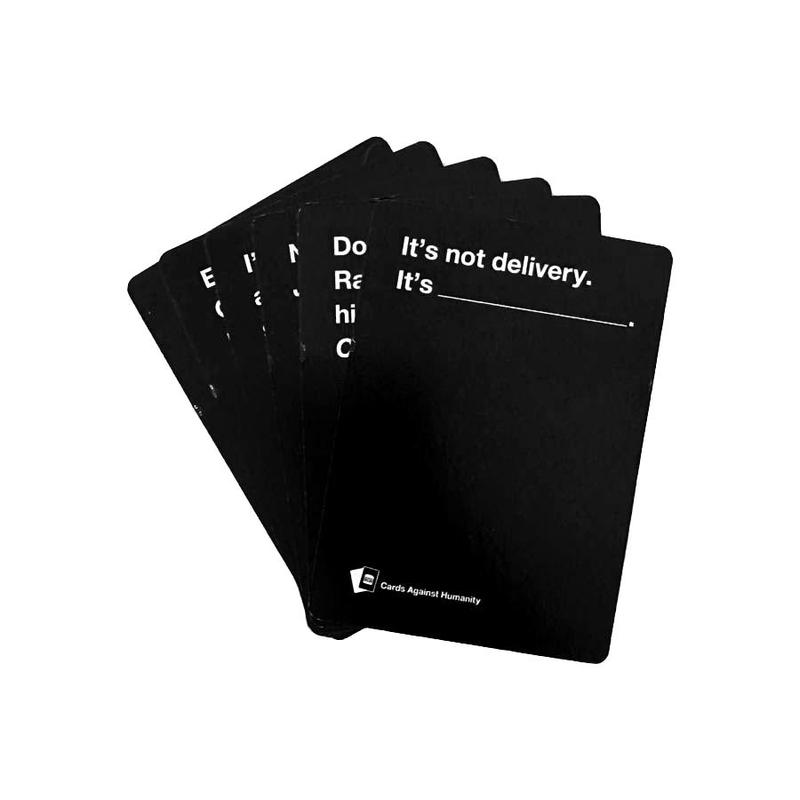 Food Pack Themed Card Game, 1 Count Cards Against Humanity Mini Expansion Creative Party Game Card, Party Activities Supplies for Adults