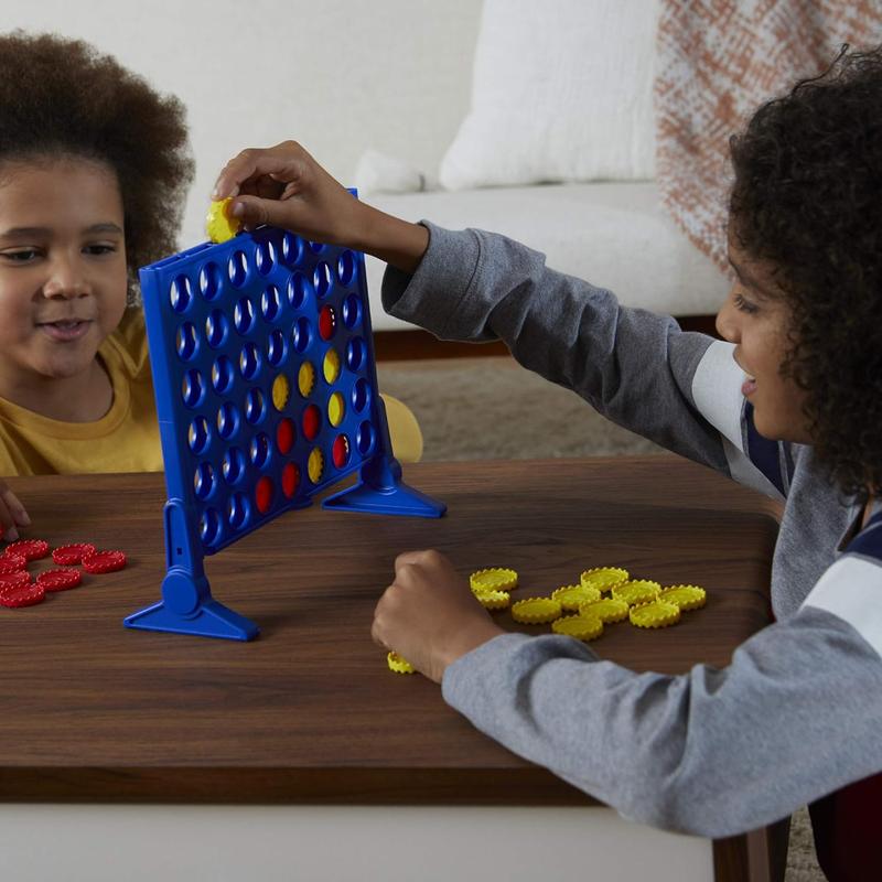 Hasbro Gaming Connect 4 Classic Grid: 4-in-a-Row Strategy Board Game for Kids & Families, 2-Player Fun, Ages 6+