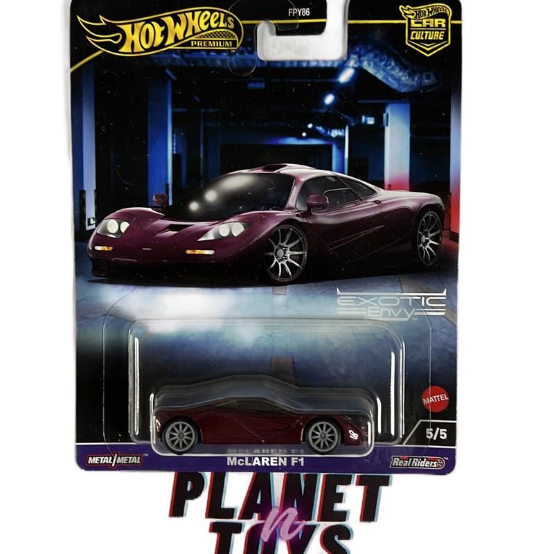 Hot Wheels Premium Car Culture 2024 Exotic Envy Set of 5 - Real Riders - 1:64 Cars