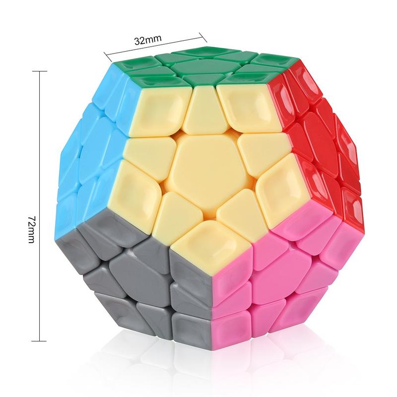 D-FantiX Cyclone Boys 3x3 Megaminx Stickerless Speed Cube Pentagonal Dodecahedron Cube Puzzle Toy speedcube rubixcubegame