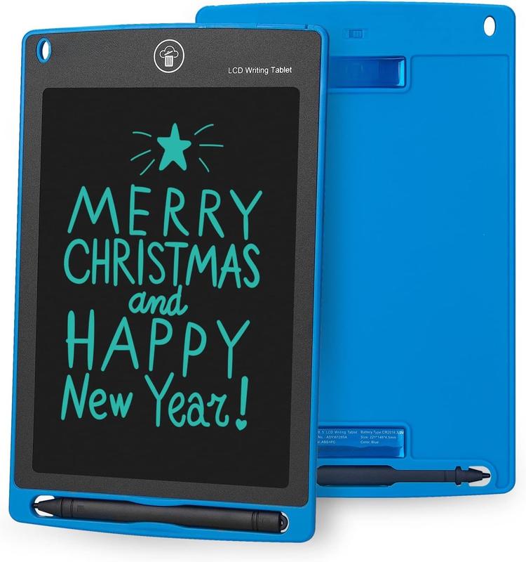 LCD Writing Tablet 8.5 Inch  Writing Drawing Pads Portable Doodle Board Gifts for  Office Memo Home Whiteboard Blue