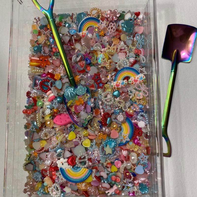 Messy Mix: Resin charms, beads, acrylic charms