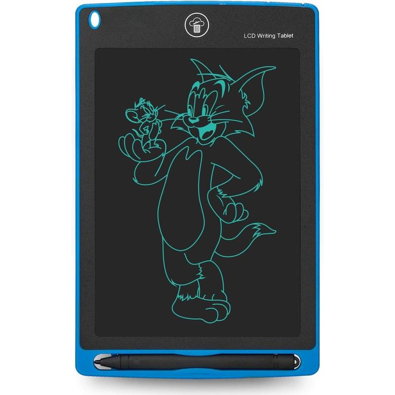 LCD Writing Tablet 8.5 Inch  Writing Drawing Pads Portable Doodle Board Gifts for  Office Memo Home Whiteboard Blue