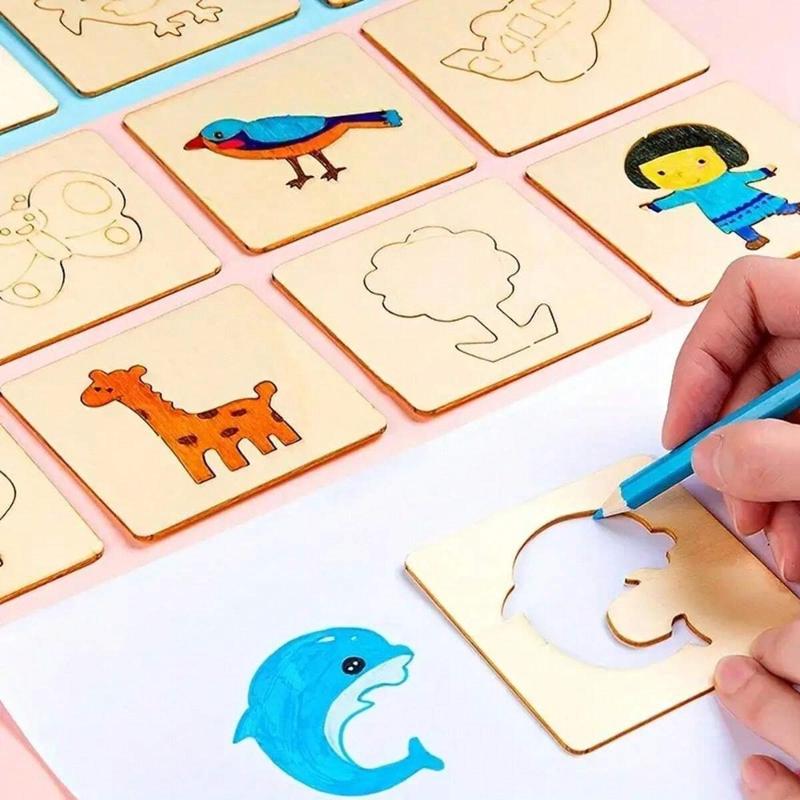 20pcs Painting board toy set for coloring, puzzles, art and handicrafts combines multiple ways of playing such as painting, coloring and doing puzzles in one. It helps children improve their practical abilities and artistic creativity, it's full of fun.