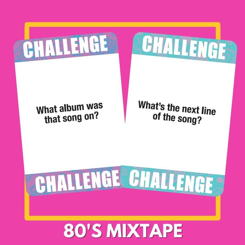 Lyrically Correct Music Trivia Card Game | Multi-Generational Family Gatherings, Adult Game Night and Fun Trivia (80's Mixtape Hip Hop, R&B, Funk and Pop)