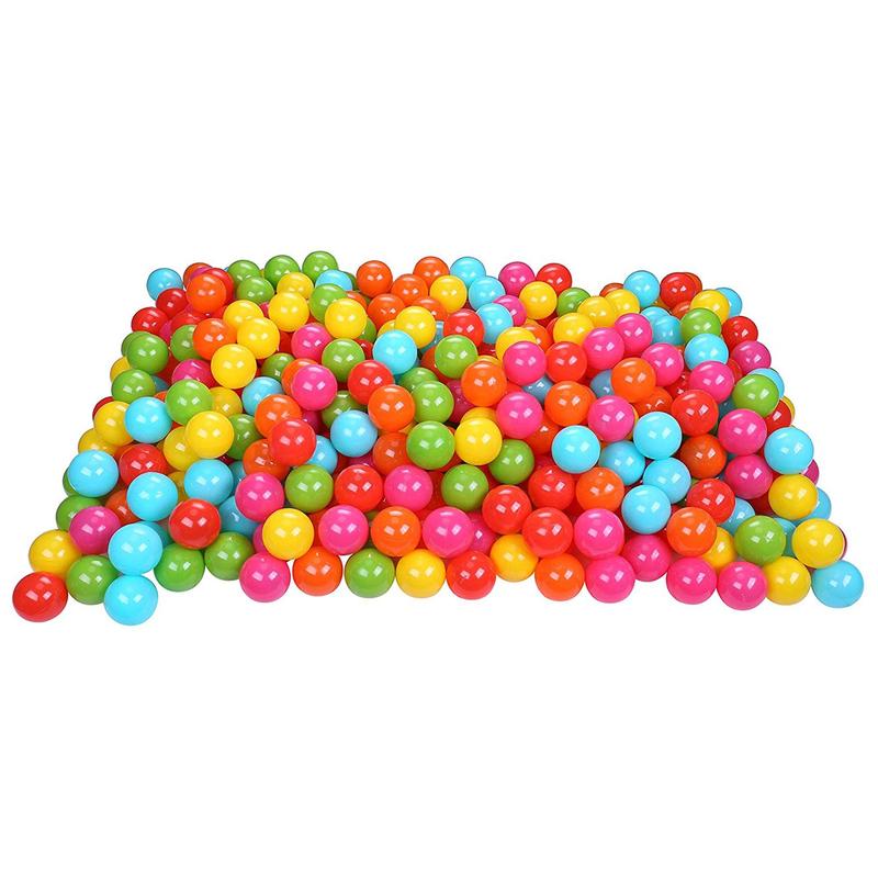 BalanceFrom Fitness 2.3 In Crush Proof Play Pit Balls w  Storage Bag, Multicolor