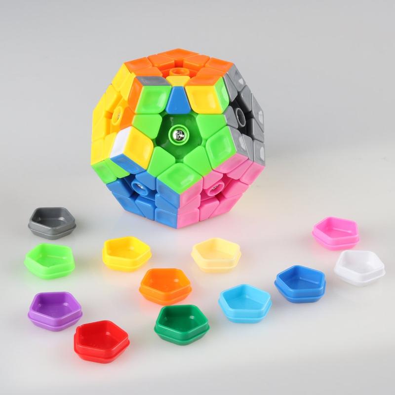 D-FantiX Cyclone Boys 3x3 Megaminx Stickerless Speed Cube Pentagonal Dodecahedron Cube Puzzle Toy speedcube rubixcubegame