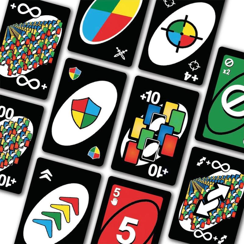 [NEW VERSION] UNO NOMERCY PLUS 196 CARDS with more new extended functions, UNO latest upgrade for longer time playing