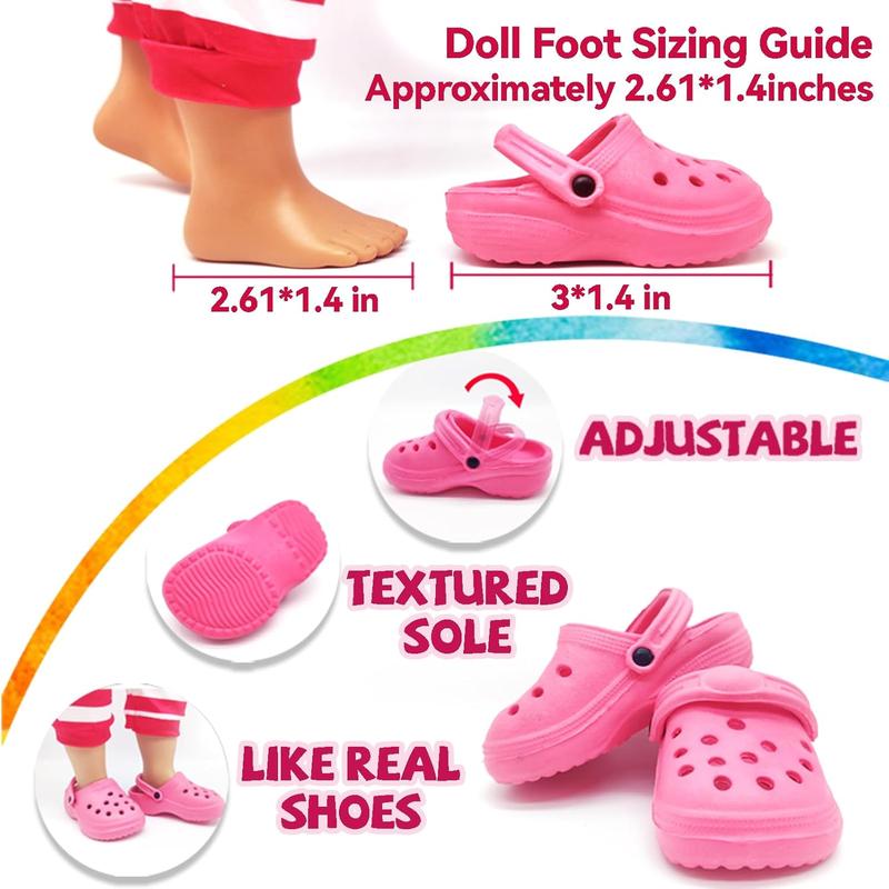 American 18 Inch Doll Clothes and Accessories-Include Dress with Wings, Suitcase Luggage, Sunglasses, Camera, Mobile Phone, Computer, Bag, Clogs Doll Travel Gear Play Set Fit 18 in Girl Doll (No Doll)