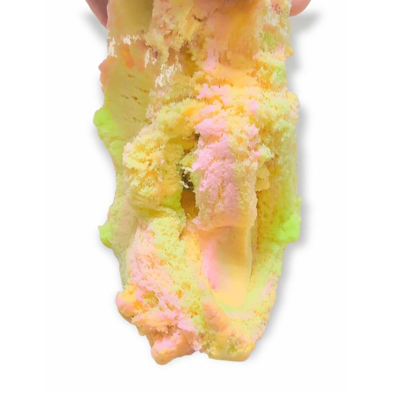 Rainbow Sherbet Push Pop Handmade Cloud Slime